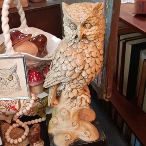Vintage Owl Statue/Sculpture